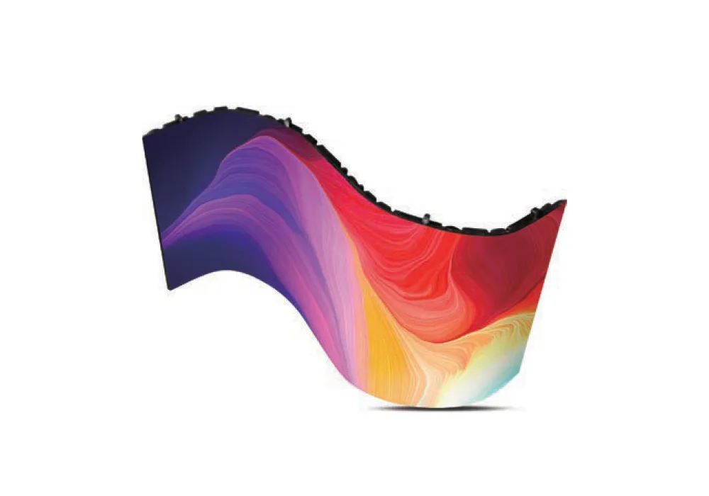 Flexible LED screen view 3